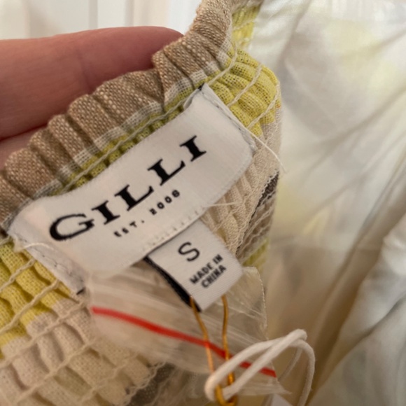 Halter top Yellow stripe Midi Sundress NWT - Picture 6 of 6